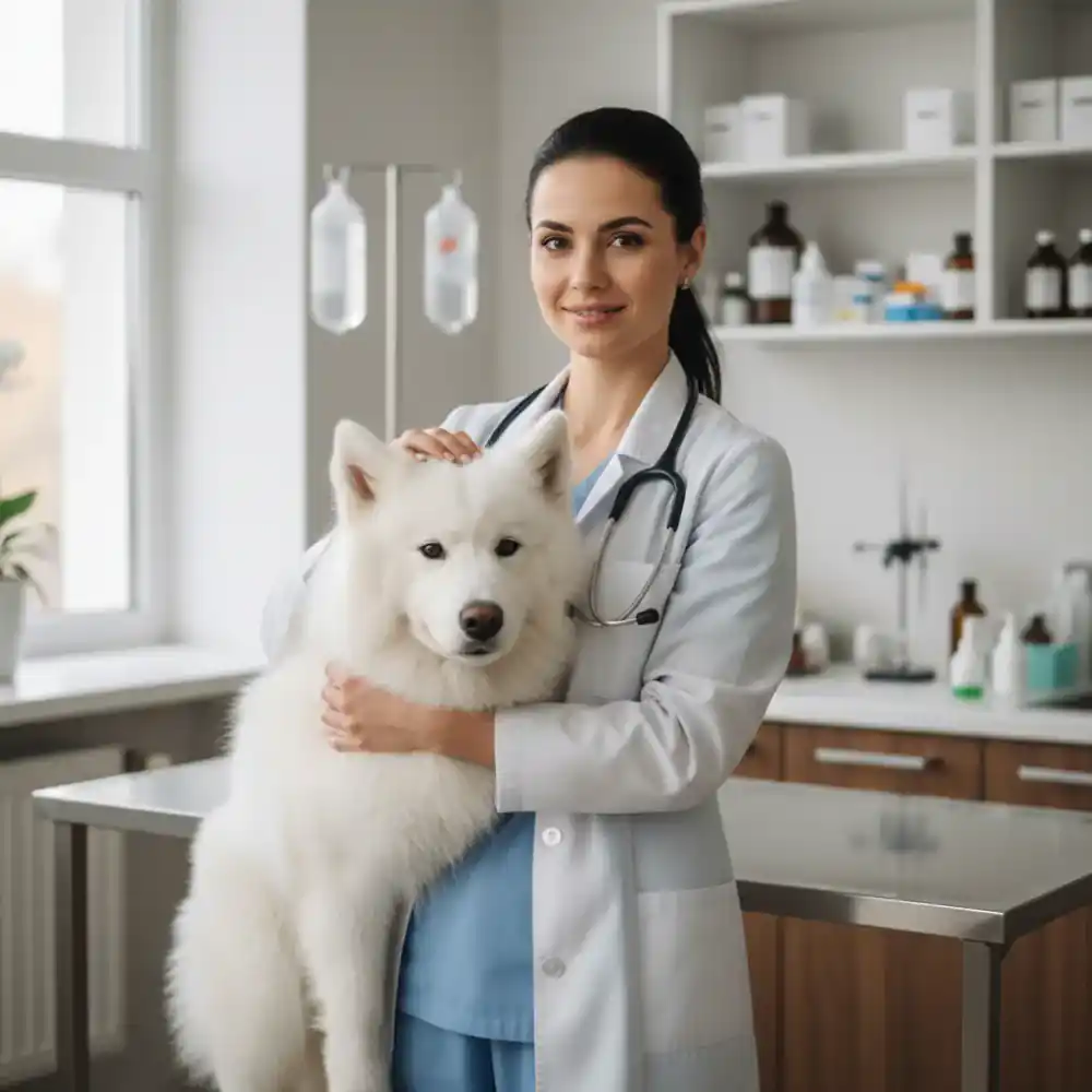 Portrait of a veterinary specialist