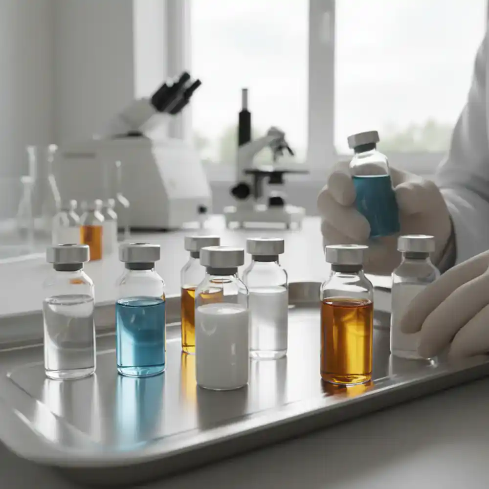 Veterinary vaccine vials